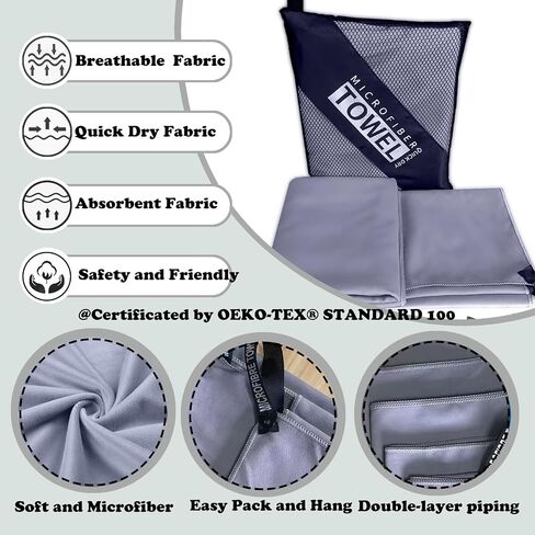 Reusable Quick Dry Beach Towels,Microfiber Travel Towel,Compressed Lightweight Bath Towel for Beach Hiking Gym Yoga Travel Sports Swimming Camping(Royal Blue, 12"*24") in Saudi Arabia