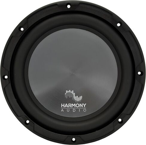 Harmony Audio R104 Rearfire مجموعة صندوق فرعي فردي مختوم مقاس 10 بوصة مع HA-A400.1 Amp Universal Car Stereo in Saudi Arabia