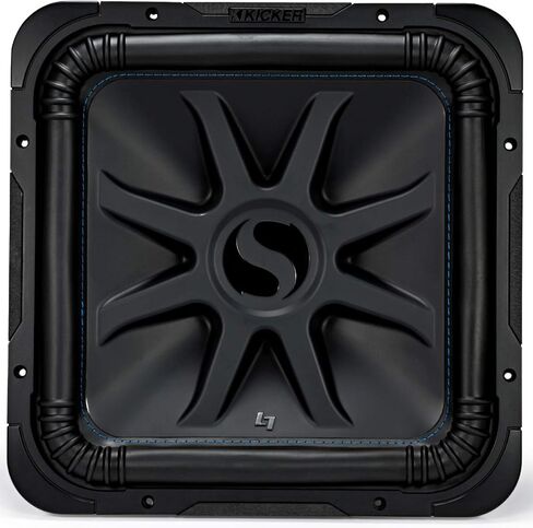 مضخم صوت للسيارة Kicker 44L7S152 Solo-Baric مقاس 15 بوصة مربع L7 مزدوج 2 أوم (متجدد) in Saudi Arabia