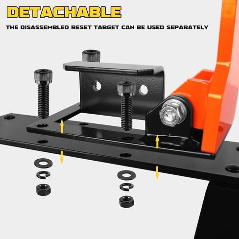 Highwild 3/8 "AR500 Classic Popper Steel هدف الرماية 12" هدف إعادة الضبط التلقائي لمدى الرماية في الهواء الطلق in Saudi Arabia