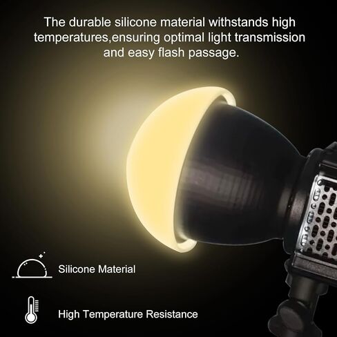 Gugxiom Silicone Light Diffuser for YN150 Series COB Lights, 5.7 inch Round Softbox Dome for Video & Photography, Press On Soft Lighting Accessory for Portraits in Saudi Arabia