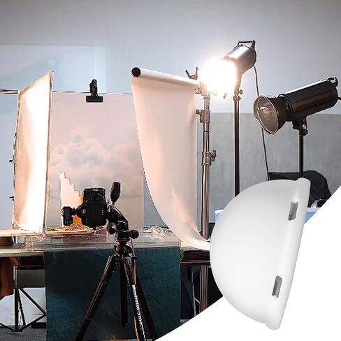 Gugxiom Silicone Light Diffuser for YN150 Series COB Lights, 5.7 inch Round Softbox Dome for Video & Photography, Press On Soft Lighting Accessory for Portraits in Saudi Arabia