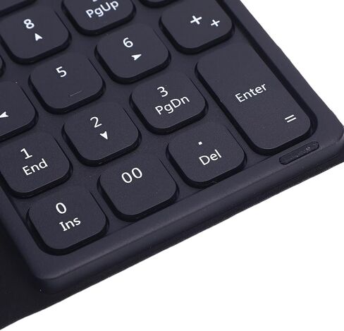 23 Keys Number Pad, Foldable Ultra Thin Wireless Numeric Keypad with Calculator and Touchpad, for Tablet Laptop PC Winos OS X in Saudi Arabia