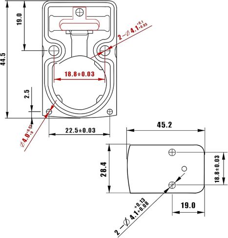 UUQ Mini Reflex أحمر/أخضر نقطة رؤية للبنادق والمسدسات والبنادق 2MOA، 7 تعديلات سطوع، مناسبة لسكك حديد RMR أو Picatinny مقاس 20 مم in Kuwait