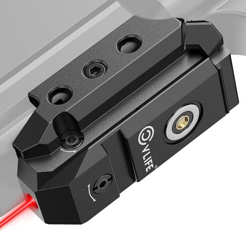 CVLIFE Rechargeable Red/Green Laser Sight for Pistol, Upgraded Low-Profile Pistol Laser Sight with Magnetic Charging Port in Saudi Arabia