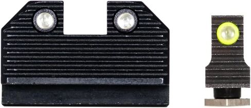 Night Fision Optics Ready Stealth .290-.297 Night Sight Set Compatible with Glock 43/43X/43X MOS Designed for Lower 1/3rd Co-Witness with Shield RMSc, Holosun 507K & EPS Carry, Swampfox Sentinel in Saudi Arabia