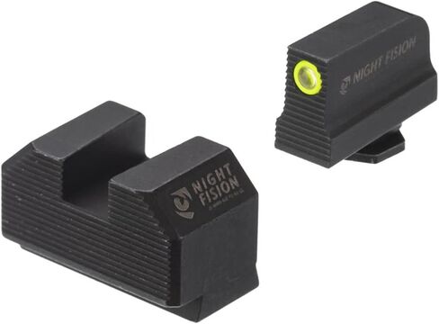 Night Fision Optics Ready Stealth .290-.297 Night Sight Set Compatible with Glock 43/43X/43X MOS Designed for Lower 1/3rd Co-Witness with Shield RMSc, Holosun 507K & EPS Carry, Swampfox Sentinel in Saudi Arabia