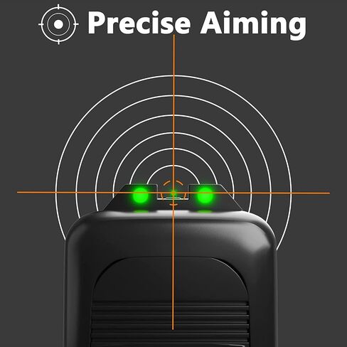 Night Sights 3-Dot Glow in The Dark with Front and Rear Sights for Glock 17 19 22 23 26 27 33 34 35 37 38 39 44 45(Gen1-4), NO TRITIUM with Assembly Tools for Outdoor in Saudi Arabia