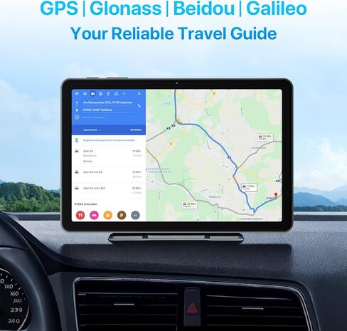 Android 15 Tablet 10.1 inch,18(6+12) GB+128GB+2TB Expandable 2025 Widevine L1 Tablets with Speed 2.0 GHz,1280x800 HD IPS,FM Radio, 5000mAh,WiFi6,GPS,Bluetooth,Travel Gift,Kids Space,YT Kids in Kuwait
