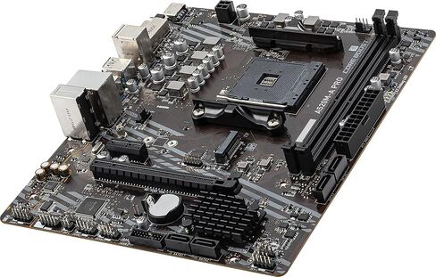 اللوحة الأم للألعاب MSI A520M-A PRO (AMD AM4، DDR4، PCIe 4.0، SATA 6 جيجابايت/ثانية، Dual M.2، USB 3.2 Gen 1، DVI/HDMI، Micro-ATX) (متجددة) in Saudi Arabia