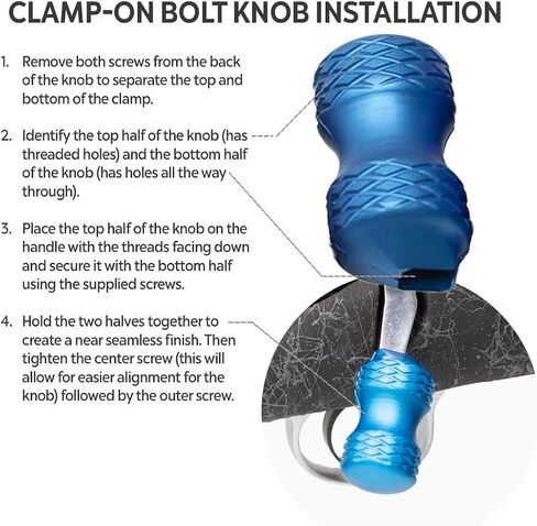 AnarchyOutdoors Clamp-On Bolt Knob for Remington 700 in Saudi Arabia