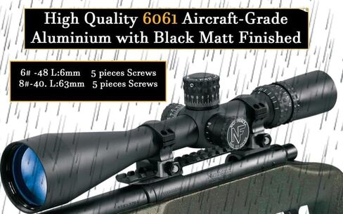 حامل السكك الحديدية Gotical Picatinny لبنادق Remington 700 قصيرة الحركة من الألومنيوم باللون الأسود غير اللامع in Saudi Arabia