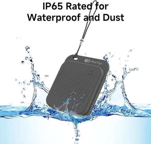 4 Pack Air Tracker Tags (iOS Only), Bluetooth Tracker for Apple Find My App, Replaceable Battery, Item Finders and Locator Smart Tag for Keys, Bags, Luggage, Wallet- Dark Gray in Kuwait