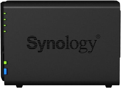 خادم Synology DiskStation DS218 NAS مع وحدة المعالجة المركزية RTD1296 بسرعة 1.4 جيجا هرتز، وذاكرة 2 جيجا بايت، وتخزين محرك أقراص ثابتة سعة 4 تيرابايت، ومنفذ LAN 1 × 1 جيجابت، ونظام تشغيل DSM in Saudi Arabia