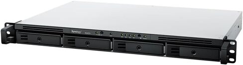 خادم Synology RackStation RS422+ NAS مع وحدة المعالجة المركزية Ryzen 2.6 جيجا هرتز، وذاكرة 2 جيجا بايت، وتخزين SSD سعة 16 تيرابايت، ومنفذين LAN بسرعة 1 جيجابت، وحزمة نظام تشغيل DSM مع مجموعة السكك الحديدية in Saudi Arabia