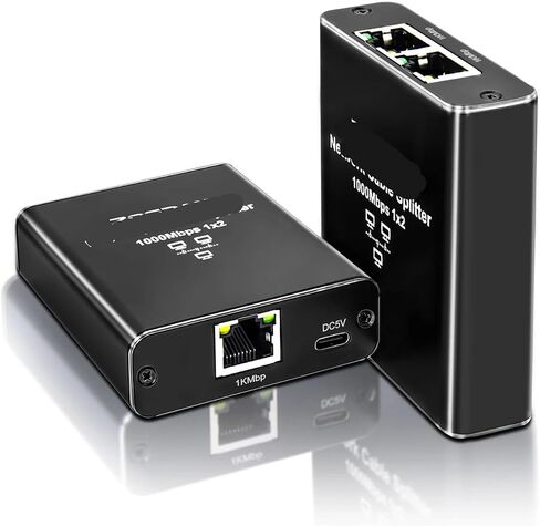 1 Pcs RJ45 Splitter 1 to 2/3/4 Ethernet Adapter Internet Network Cable Extender RJ45 Coupler(1 to 4) in Saudi Arabia