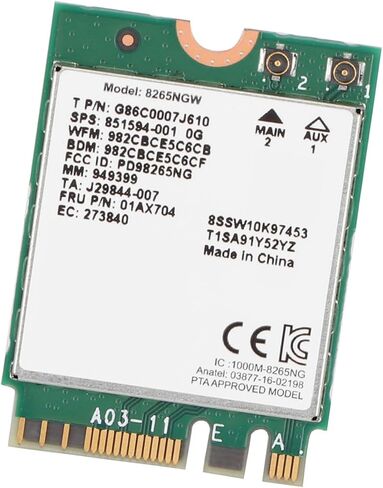 بطاقة الشبكة Drfeify 4.2 8265 867M 802.11AC - اتصال إنترنت مستقر لـ 520S-14IKB in Saudi Arabia