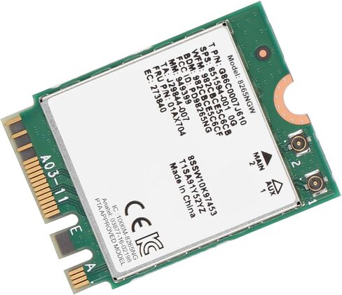 بطاقة الشبكة Drfeify 4.2 8265 867M 802.11AC - اتصال إنترنت مستقر لـ 520S-14IKB in Saudi Arabia