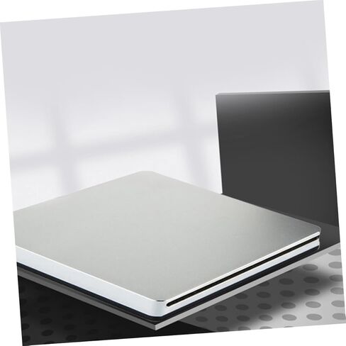 ناسخ أقراص مضغوطة خارجي من النوع c - مشغل أقراص DVD Vcd رفيع ومحمول ومتوافق مع نظام التشغيل Windows للاستخدام المنزلي والمكاتب باللون الفضي in Kuwait