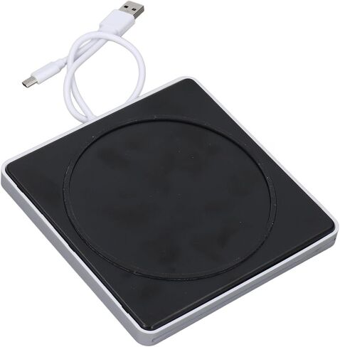 External DVD Drive USB 3.0 Type C Slim Lightweight Abs Portable Cd DVD Burner Optical Drive Rewriter Player for Laptop Desktop Pc Linux Os in Saudi Arabia