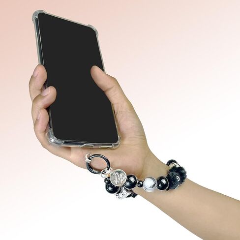 BB متعة البيت الهاتف شريط للرسغ كريستال العنبر فراشة الأسود القط سلسلة مفاتيح سحرية سوار لليد تألق السوار للنساء in Kuwait