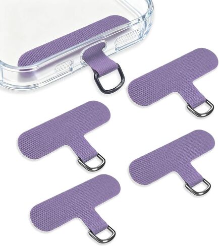 Fannoday Phone Tether Tab, 4 Pcs Universal Phone Lanyard Tab Used with Crossbody Strap, for Cell Phone Cases in Kuwait