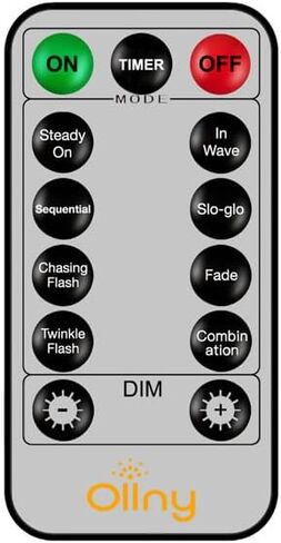 Ollny 8 Mode 1 Timer Remote Control 12A0020 in Saudi Arabia