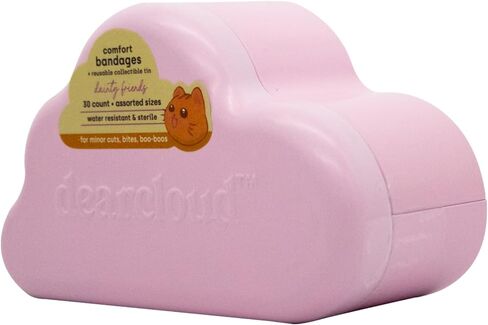 dearcloud Miffy Comfort Bandages with Reusable Tin – 30 ct Waterproof Bandages – Latex-Free, Hypoallergenic, Flexible Fabric Variety Pack for Kids & Adults (Jelly Toe Beans) in Saudi Arabia