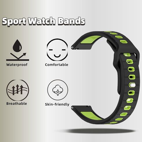 3 Pack Compatible for Amazfit Helio Strap Silicone Band- Soft Breathable Waterproof Sport, Adjustable for Women Men in Saudi Arabia