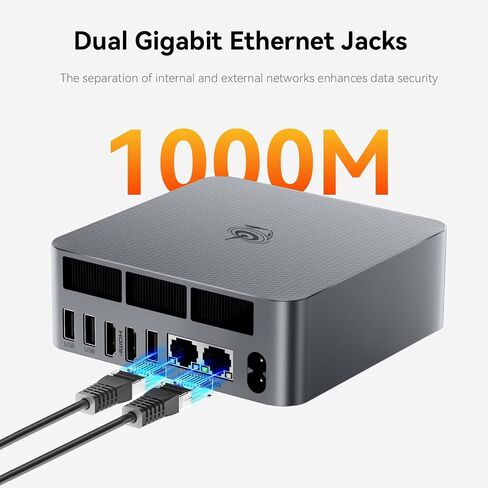 Beelink EQR6 Mini PC, AMD Ryzen 7 6800U(6nm, 8C/16T) up to 4.7GHz, Mini Computer 24GB LPDDR5 RAM 500GB PCIe4.0 SSD, Micro PC 4K@60Hz Dual Display/Built-in PSU/WiFi6/BT5.2/Office/Home/HTPC/W-11 Pro in Saudi Arabia