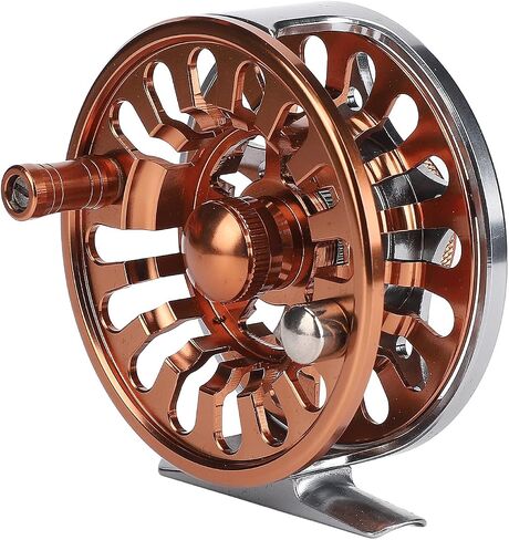Double Color 5 6 Fly Reels CNC Machined Aluminium Alloy 3 Bearing Fly Fishing Wheel for Outdoor in Saudi Arabia