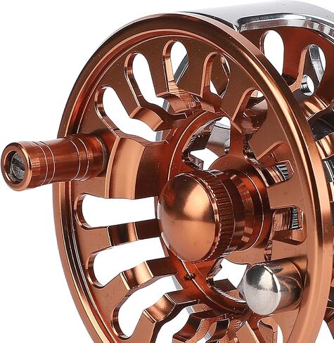 Double Color 5 6 Fly Reels CNC Machined Aluminium Alloy 3 Bearing Fly Fishing Wheel for Outdoor in Saudi Arabia