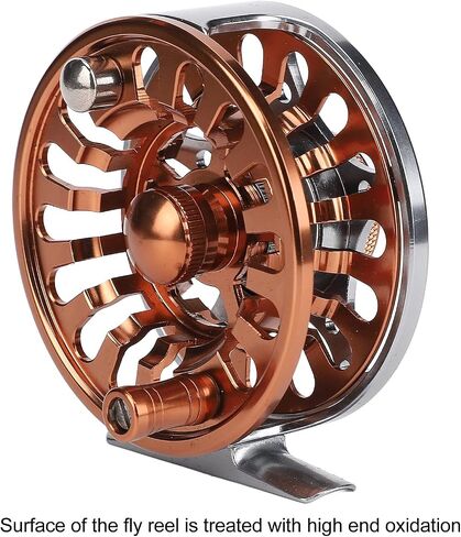 Double Color 5 6 Fly Reels CNC Machined Aluminium Alloy 3 Bearing Fly Fishing Wheel for Outdoor in Saudi Arabia