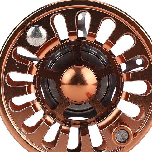 Double Color 5 6 Fly Reels CNC Machined Aluminium Alloy 3 Bearing Fly Fishing Wheel for Outdoor in Saudi Arabia