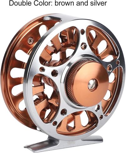 Double Color 5 6 Fly Reels CNC Machined Aluminium Alloy 3 Bearing Fly Fishing Wheel for Outdoor in Saudi Arabia