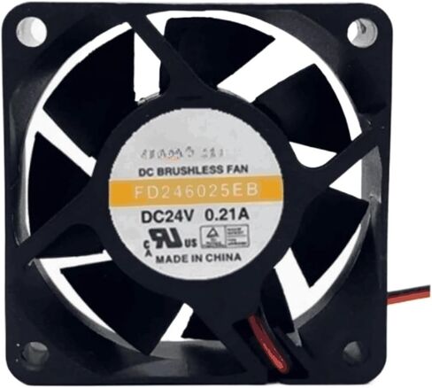 Cooling Fan FD246025EB 60 * 60 * 25mm DC24V 0.21A 2-Wire in Saudi Arabia