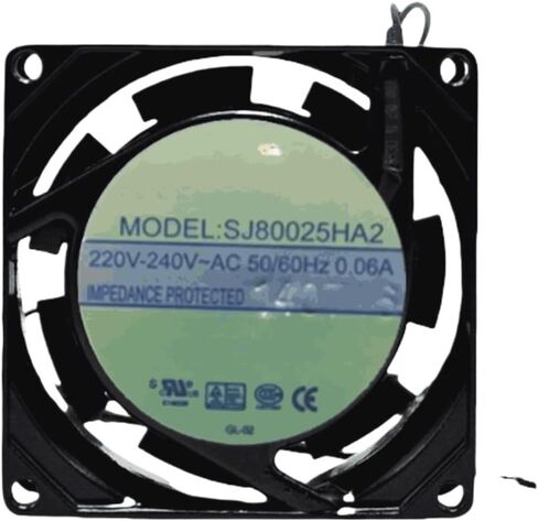 Cooler Fan SJ80025HA2 220V 0.06A 8025 Mute Cooling Fan in Saudi Arabia