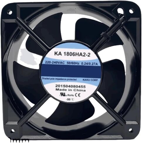 KA1806HA2-2 18065 220V 18CM Tolerate high temperatures Waterproof Cooling Fan in Saudi Arabia