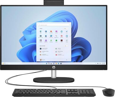 HP All-in-One 27-cr100 Business All-in-One Desktop 2024 27" FHD 1920x1080 Touchscreen, Intel Core Ultra 7 155U 12-Core Intel Iris Xe Graphics, 32GB DDR5 1TB SSD Wi-Fi Bluetooth 5.3 Windows 11 Pro in Saudi Arabia