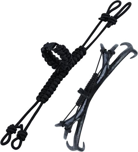 Deer Call Silencer Black Rack Rattling Antlers Silencer Rattling Deer Antlers Silent Carry Harness for Deer Hunting in Saudi Arabia