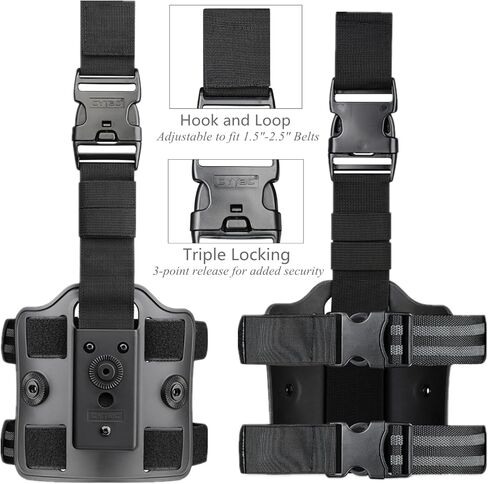Mega-Fit Light Bearing Holster Compatible with Streamlight TLR-2/TLR-1 HL, Right Hand in Kuwait