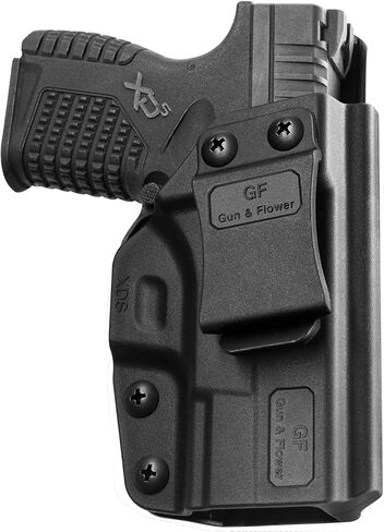 حافظة GUN & FLOWER IWB، متوافقة مع Springfield XD-S 3.3" وXD-S MOD.2 OSP 3.3"، داخل حزام الخصر المخفي، Adj. غير قادر - خيارات اليمين/اليسار in Kuwait