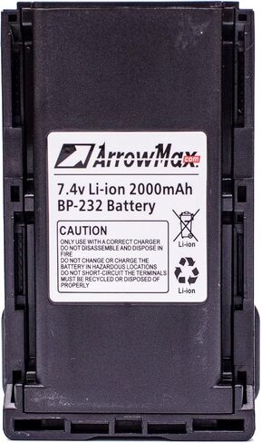 Arrowmax 10 Pack AICL0232-2000-D BP-230/231 BP-232N Battery for ICOM IC-F4029SDR IC-F4061 IC-F4062 IC-F4162 IC-F3062 in Saudi Arabia