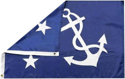 US Yacht Club Past Commodore Blue 100D Woven Poly Nylon Flag 2x3 2'x3' Banner in Saudi Arabia