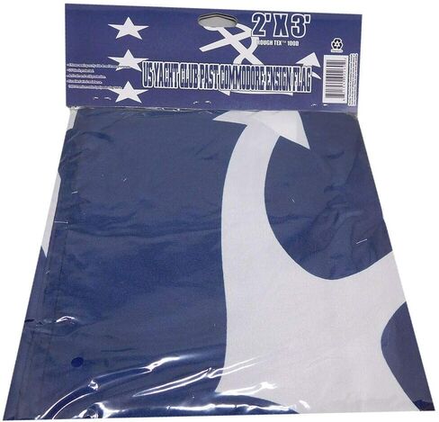 US Yacht Club Past Commodore Blue 100D Woven Poly Nylon Flag 2x3 2'x3' Banner in Saudi Arabia