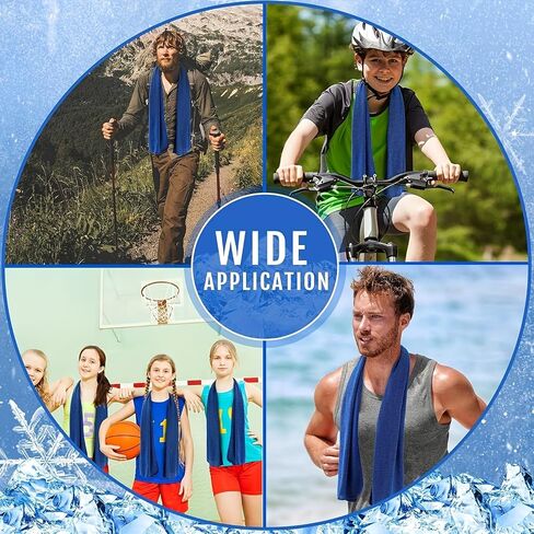 Portable Cooling Towel,Cooling Towels for Neck and Face,Soft Breathable Yoga Towel with Silicone Storage Bag,Microfiber Cooling Towel for Yoga,Sport,Running, Workout,Fitness,Camping(Black) in Saudi Arabia