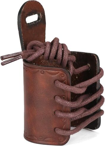 TOURBON Leather Sling Loop No Drill Gun Strap Attachment, Adjustable Holster Barrel Mount Forend Cuff for Rifle Shotgun in Saudi Arabia