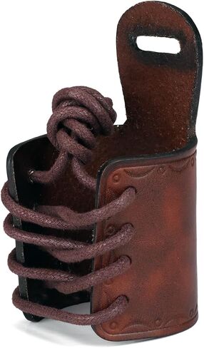 TOURBON Leather Sling Loop No Drill Gun Strap Attachment, Adjustable Holster Barrel Mount Forend Cuff for Rifle Shotgun in Saudi Arabia