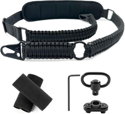 VVAAGG Paracord Sling مع وسادة الكتف وQD Sling Mount، 2 Point QD Sling in Kuwait