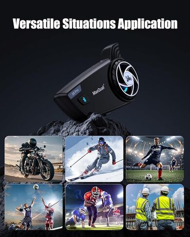 طقم نظام اتصالات لسماعة رأس الحكم مكون من 2 إلى 8 أشخاص S8 Pro لميكروفون كرة القدم سماعات لاسلكية لكرة القدم (3S8 Pro (طراز 1 سماعة أذن علوية)) in Kuwait